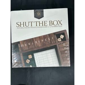 Shut The Box Board Game New Sealed